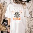 Creepin It Real With My 1st Grade Monsters Halloween Teacher Women's Comfort Colors T-Shirt Back Print Ivory Creepin It Real With My 1st Grade Monsters Halloween Teacher Women's Comfort Colors T-Shirt Back Print Ivory