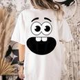 Creepy Carrots Face Teacher Halloween Costume Matching Women's Comfort Colors T-Shirt Back Print Ivory Creepy Carrots Face Teacher Halloween Costume Matching Women's Comfort Colors T-Shirt Back Print Ivory