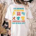 CTE Teacher CTE Crew When Will I Use This In Real Life Women's Comfort Colors T-Shirt Back Print Ivory