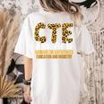 CTE Teacher Middle School High School Teach Career Men Women Women's Comfort Colors T-Shirt Back Print Ivory CTE Teacher Middle School High School Teach Career Men Women Women's Comfort Colors T-Shirt Back Print Ivory