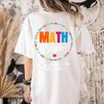 Cute Math Coach Teacher Mathematical Nerd School Women's Comfort Colors T-Shirt Back Print Ivory Cute Math Coach Teacher Mathematical Nerd School Women's Comfort Colors T-Shirt Back Print Ivory