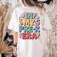 Cute Pre-K For Men Women Kindergarten Pre-K Teacher Women's Comfort Colors T-Shirt Back Print Ivory