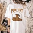 A Day Without Pottery Teacher Clay Kiln Ceramics Artist Men Women Women's Comfort Colors T-Shirt Back Print Ivory A Day Without Pottery Teacher Clay Kiln Ceramics Artist Men Women Women's Comfort Colors T-Shirt Back Print Ivory