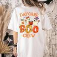 Daycare Boo Crew Halloween Spooky Costume For Teacher Women's Comfort Colors T-Shirt Back Print Ivory