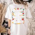 Daycare Provider Infant Teacher Quotes Toddler Teaching Women's Comfort Colors T-Shirt Back Print Ivory