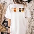 Daycare Teacher Halloween Infant Squad Spooky Childcare Fall Women's Comfort Colors T-Shirt Back Print Ivory Daycare Teacher Halloween Infant Squad Spooky Childcare Fall Women's Comfort Colors T-Shirt Back Print Ivory