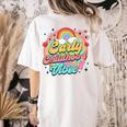 Daycare Teacher Daycare Provider Early Childhood Vibes Women's Comfort Colors T-Shirt Back Print Ivory Daycare Teacher Daycare Provider Early Childhood Vibes Women's Comfort Colors T-Shirt Back Print Ivory