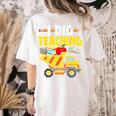 I Dig Teaching Dump Truck Construction Back School Teacher Women's Comfort Colors T-Shirt Back Print Ivory I Dig Teaching Dump Truck Construction Back School Teacher Women's Comfort Colors T-Shirt Back Print Ivory