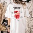 Digestive System Anatomy Anatomical Biology Teacher Men Women Women's Comfort Colors T-Shirt Back Print Ivory