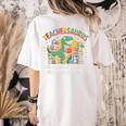 Dinosaurs Teachersaurus Like A Normal Teacher More Awesome Women's Comfort Colors T-Shirt Back Print Ivory Dinosaurs Teachersaurus Like A Normal Teacher More Awesome Women's Comfort Colors T-Shirt Back Print Ivory