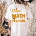 I Don't Need a Costume I'm A Math Teacher Halloween Costume Women's Comfort Colors T-Shirt Back Print Ivory I Don't Need a Costume I'm A Math Teacher Halloween Costume Women's Comfort Colors T-Shirt Back Print Ivory