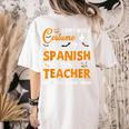 I Don't Need A Costume I'm A Spanish Teacher Halloween Men Women Women's Comfort Colors T-Shirt Back Print Ivory I Don't Need A Costume I'm A Spanish Teacher Halloween Men Women Women's Comfort Colors T-Shirt Back Print Ivory