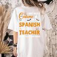I Don't Need A Costume I'm A Spanish Teacher Halloween Women's Comfort Colors T-Shirt Back Print Ivory I Don't Need A Costume I'm A Spanish Teacher Halloween Women's Comfort Colors T-Shirt Back Print Ivory