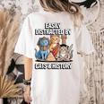 Easily Distracted By Cats & History Teacher Women Men Women's Comfort Colors T-Shirt Back Print Ivory Easily Distracted By Cats & History Teacher Women Men Women's Comfort Colors T-Shirt Back Print Ivory