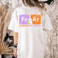 Elements Of Halloween Fear Periodically Chemistry Teacher Women's Comfort Colors T-Shirt Back Print Ivory Elements Of Halloween Fear Periodically Chemistry Teacher Women's Comfort Colors T-Shirt Back Print Ivory