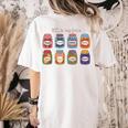 ELL Is My Jam English Language Learner Aide ELL Teacher Women's Comfort Colors T-Shirt Back Print Ivory