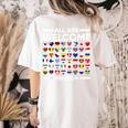 ESL Teacher All Are Welcome Here For Worlds Virtual Teachers Women's Comfort Colors T-Shirt Back Print Ivory ESL Teacher All Are Welcome Here For Worlds Virtual Teachers Women's Comfort Colors T-Shirt Back Print Ivory