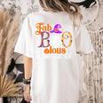 Fab Boo Lous Infant Teacher Halloween Costume Women's Comfort Colors T-Shirt Back Print Ivory Fab Boo Lous Infant Teacher Halloween Costume Women's Comfort Colors T-Shirt Back Print Ivory