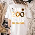 Faboolous ESL ESOL Teacher Spooky Teacher Halloween Costume For Men Women Women's Comfort Colors T-Shirt Back Print Ivory Faboolous ESL ESOL Teacher Spooky Teacher Halloween Costume For Men Women Women's Comfort Colors T-Shirt Back Print Ivory