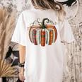 Fall Book Pumpkin Retro Reading Halloween Teacher Librarian Women's Comfort Colors T-Shirt Back Print Ivory Fall Book Pumpkin Retro Reading Halloween Teacher Librarian Women's Comfort Colors T-Shirt Back Print Ivory