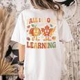 Fall In Love With Learning Retro Autumn Thanksgiving Teacher Women's Comfort Colors T-Shirt Back Print Ivory Fall In Love With Learning Retro Autumn Thanksgiving Teacher Women's Comfort Colors T-Shirt Back Print Ivory