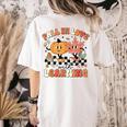 Fall In Love With Learning Teacher Retro Thanksgiving Women's Comfort Colors T-Shirt Back Print Ivory Fall In Love With Learning Teacher Retro Thanksgiving Women's Comfort Colors T-Shirt Back Print Ivory