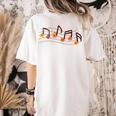 Fall Music Teacher Halloween Pumpkin Music Note Fall Teacher Women's Comfort Colors T-Shirt Back Print Ivory