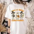 Are You Fall o Ween Directions Halloween Skeleton Teacher Women's Comfort Colors T-Shirt Back Print Ivory Are You Fall o Ween Directions Halloween Skeleton Teacher Women's Comfort Colors T-Shirt Back Print Ivory