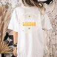 Family Liaison Back To School Teacher Appreciation Week Women's Comfort Colors T-Shirt Back Print Ivory Family Liaison Back To School Teacher Appreciation Week Women's Comfort Colors T-Shirt Back Print Ivory