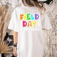 Field Day Green Team For Teacher Kids Field Day Games Women's Comfort Colors T-Shirt Back Print Ivory