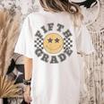 Fifth Grade Teacher First Day Of 5th Grade Back To School Women's Comfort Colors T-Shirt Back Print Ivory Fifth Grade Teacher First Day Of 5th Grade Back To School Women's Comfort Colors T-Shirt Back Print Ivory