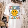 Fifth Grade Team Teachers Boys Girls Retro Smile 5th Grade Women's Comfort Colors T-Shirt Back Print Ivory Fifth Grade Team Teachers Boys Girls Retro Smile 5th Grade Women's Comfort Colors T-Shirt Back Print Ivory