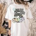 First Day Of Fifth Grade Composition Notebook Teacher Women's Comfort Colors T-Shirt Back Print Ivory