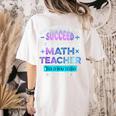 If At First You Don't Succeed Try Doing Your Math Teacher Women's Comfort Colors T-Shirt Back Print Ivory If At First You Don't Succeed Try Doing Your Math Teacher Women's Comfort Colors T-Shirt Back Print Ivory