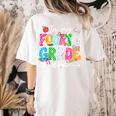 In My Fourth Grade Era 4th Grade Girl Teacher Back To School Women's Comfort Colors T-Shirt Back Print Ivory