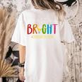 Your Future Is Bright Kindergarten Teacher Life Men Women Women's Comfort Colors T-Shirt Back Print Ivory Your Future Is Bright Kindergarten Teacher Life Men Women Women's Comfort Colors T-Shirt Back Print Ivory