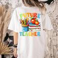 Future Teacher Costume For Kids Back To School Boy Girl Women's Comfort Colors T-Shirt Back Print Ivory Future Teacher Costume For Kids Back To School Boy Girl Women's Comfort Colors T-Shirt Back Print Ivory