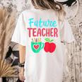 Future Teacher Education Student Women's Comfort Colors T-Shirt Back Print Ivory Future Teacher Education Student Women's Comfort Colors T-Shirt Back Print Ivory