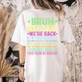 Gen A Slang Teachers Happy 1st Day Of School 2025 Students Women's Comfort Colors T-Shirt Back Print Ivory Gen A Slang Teachers Happy 1st Day Of School 2025 Students Women's Comfort Colors T-Shirt Back Print Ivory