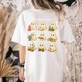 Ghosts Halloween Montessori Teacher Educator Costume Women's Comfort Colors T-Shirt Back Print Ivory Ghosts Halloween Montessori Teacher Educator Costume Women's Comfort Colors T-Shirt Back Print Ivory