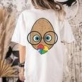 The Good Egg Teacher Halloween Costume Food Group Cute Women's Comfort Colors T-Shirt Back Print Ivory The Good Egg Teacher Halloween Costume Food Group Cute Women's Comfort Colors T-Shirt Back Print Ivory