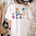 Grammar Teacher Punctuation For English Teacher Men Women Women's Comfort Colors T-Shirt Back Print Ivory