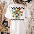 Groovy ABA RBT Therapist In My Behavior Analyst Era Teacher Women's Comfort Colors T-Shirt Back Print Ivory