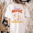 Groovy Faboolous Spooky Music Teacher Halloween Men Women Women's Comfort Colors T-Shirt Back Print Ivory Groovy Faboolous Spooky Music Teacher Halloween Men Women Women's Comfort Colors T-Shirt Back Print Ivory