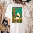 Groovy Ghost Reading Book Cat Halloween Ghost Teacher Women's Comfort Colors T-Shirt Back Print Ivory Groovy Ghost Reading Book Cat Halloween Ghost Teacher Women's Comfort Colors T-Shirt Back Print Ivory