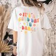 Groovy Its A Good Day To Dance Dance Teacher Women's Comfort Colors T-Shirt Back Print Ivory Groovy Its A Good Day To Dance Dance Teacher Women's Comfort Colors T-Shirt Back Print Ivory