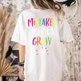 Growth Mindset Positive Back To School Teacher Student Women's Comfort Colors T-Shirt Back Print Ivory Growth Mindset Positive Back To School Teacher Student Women's Comfort Colors T-Shirt Back Print Ivory