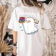 Halloween Books Librarian English Teacher Reader Reading Women's Comfort Colors T-Shirt Back Print Ivory Halloween Books Librarian English Teacher Reader Reading Women's Comfort Colors T-Shirt Back Print Ivory