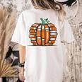 Halloween Books Pumpkin Reading Teacher Fall Men Women Women's Comfort Colors T-Shirt Back Print Ivory Halloween Books Pumpkin Reading Teacher Fall Men Women Women's Comfort Colors T-Shirt Back Print Ivory