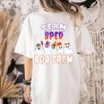 Halloween Costume Team SPED Teacher Special Education Women's Comfort Colors T-Shirt Back Print Ivory